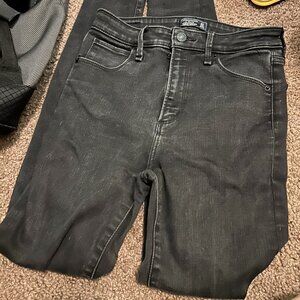 Abercrombie & Fitch Simone High Rise Super Skinny Jeans - Black -‎ Size 24 / 00R
